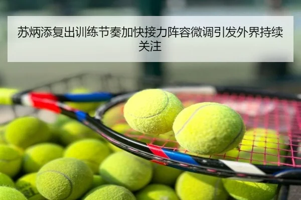 苏炳添复出训练节奏加快接力阵容微调引发外界持续关注